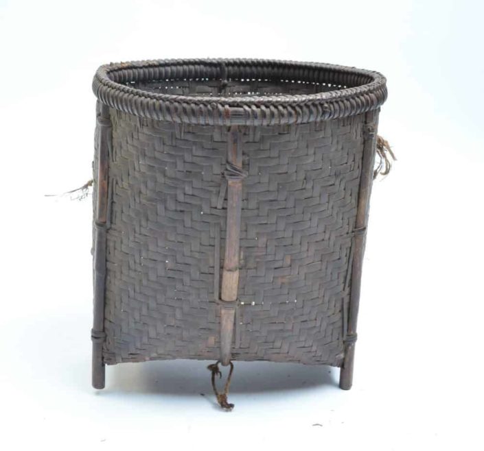 basket used to collect rice or tobacco from the Akha from Northern Thailand